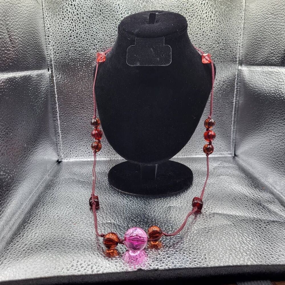 Vintage 90s Long Funky Chunky Necklace